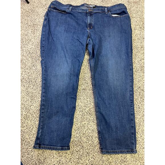 Carhartt Relaxed Fit Women's Carpenter Denim Jeans,‎ Size 24 PLUS Medium Wash - Picture 2 of 13